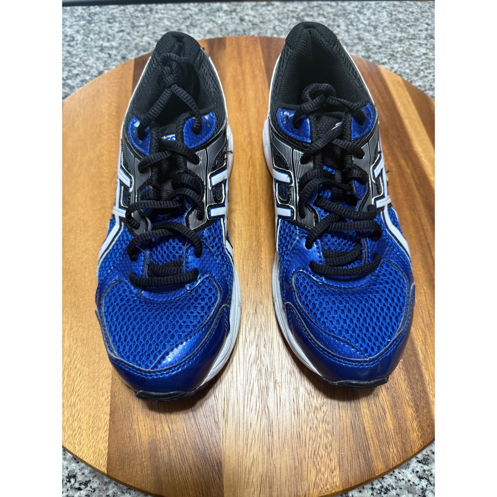 Asics Gel-Contend 2 Running Shoes Womens 8 Blue Black Silver very Good C403N